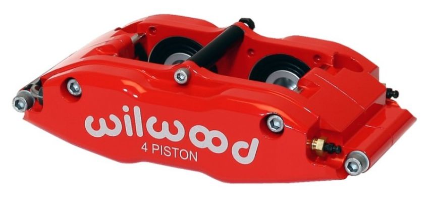 Wilwood 120-8071-RRD Caliper-BNSL4R-Red 1.75in Pistons 1.25in Disc