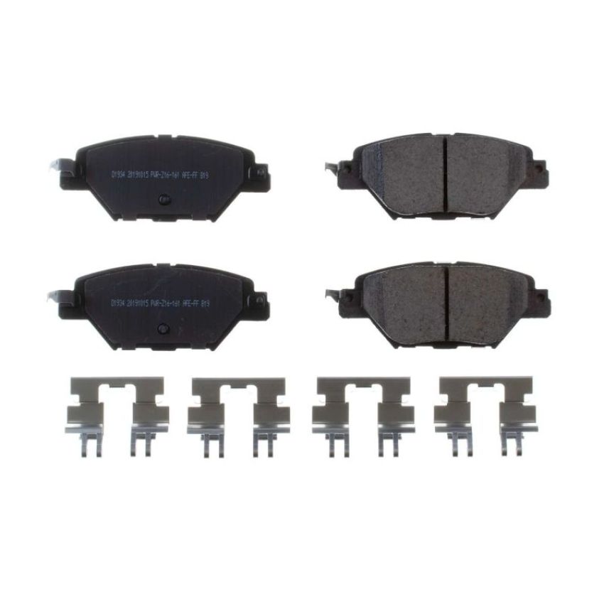 PowerStop 17-1934 PowerStop - Z17 Low-Dust Ceramic Brake Pads with Hardware