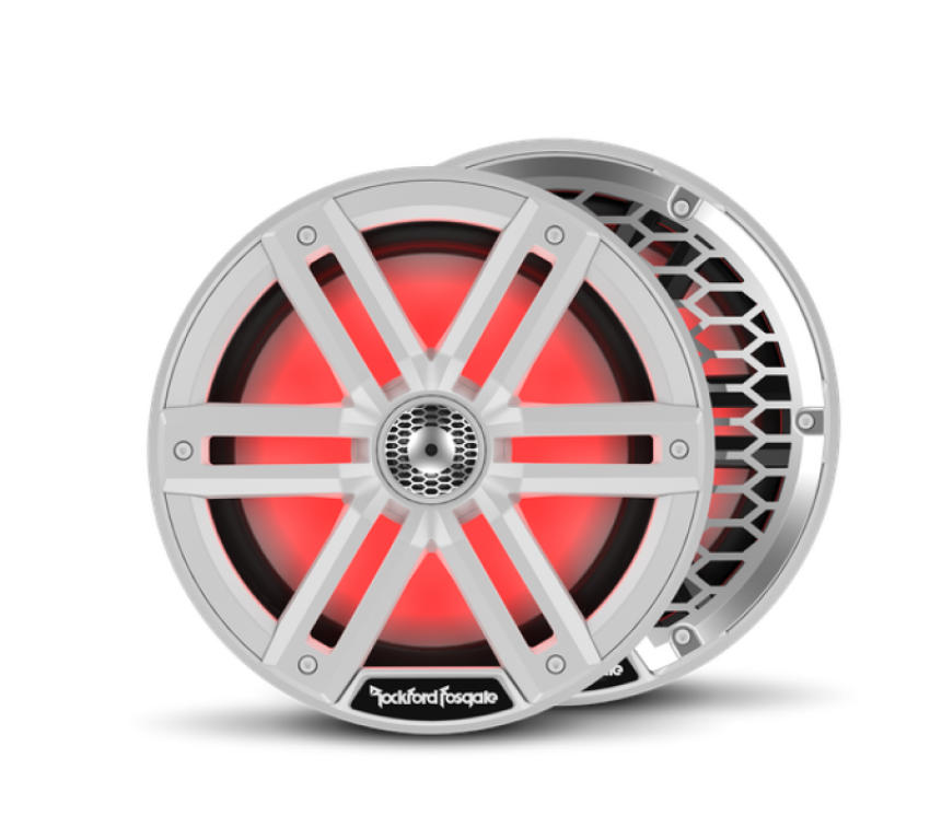 Rockford Fosgate UTV M2-8 Rockford Fosgate 8in. Color Optix Marine 2-Way Speakers (Pair) - White