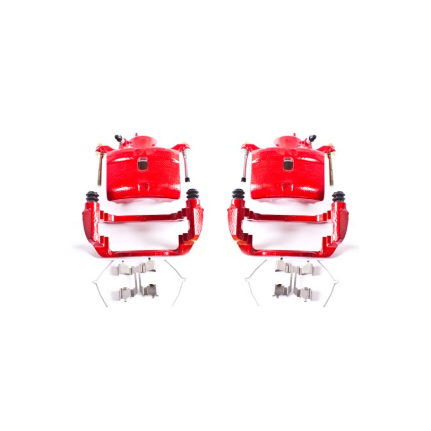 PowerStop S2662 Red Powder Coated Calipers