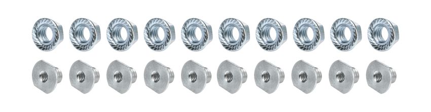 ALLSTAR PERFORMANCE ALL18548-10 Threaded Nut Insert Aluminum 10pk