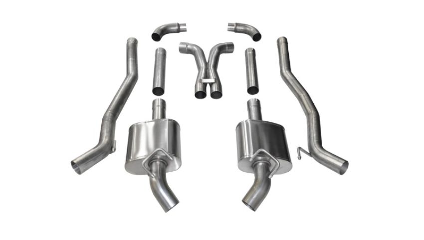 CORSA Performance 14976 Corsa 2011-2013 Chevrolet Camaro SS 6.2L V8 Manual Xtreme 3in Cat-Back (No Tips Uses Factory Bezels)