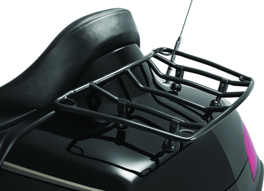 Kuryakyn 7149 Trunk Luggage Rack Adjustable Gloss Black