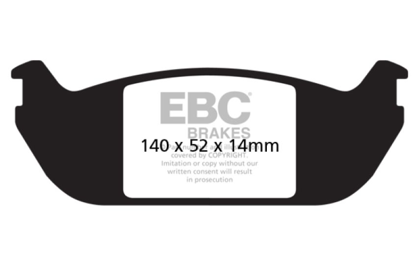 EBC Brakes DP41686R Yellowstuff Street And Track Brake Pads