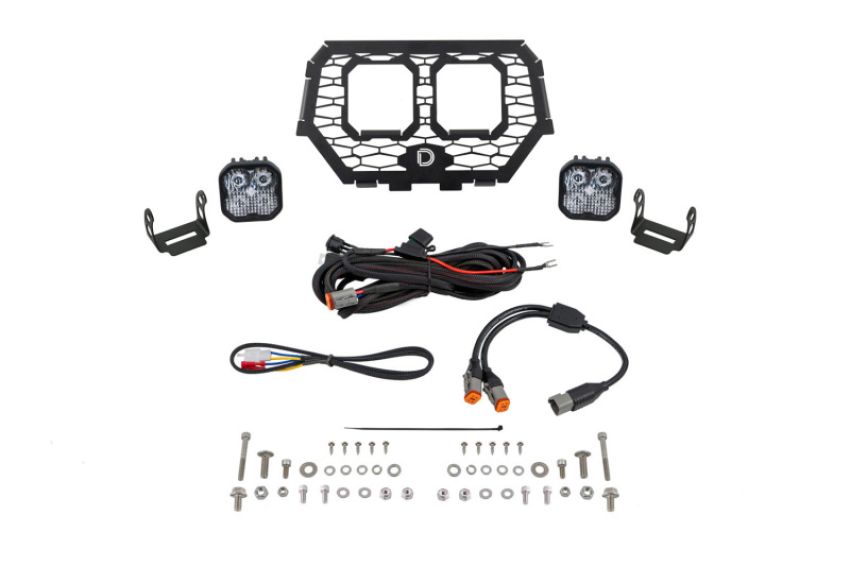 Diode Dynamics DD7859 2014-2018 Polaris RZR XP Stage Series LED Grille Kit - Pro White Combo
