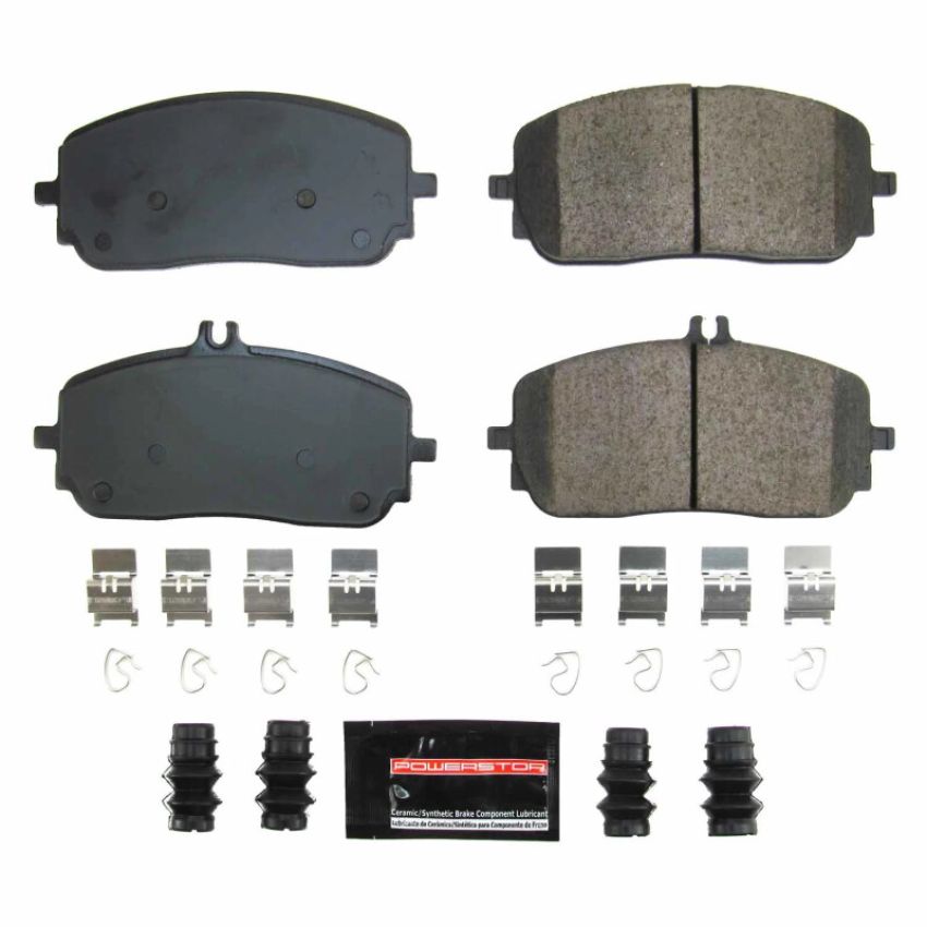 PowerStop Z23-2209 PowerStop - Z23 Daily Driver Carbon-Fiber Ceramic Brake Pads with Hardware Kit