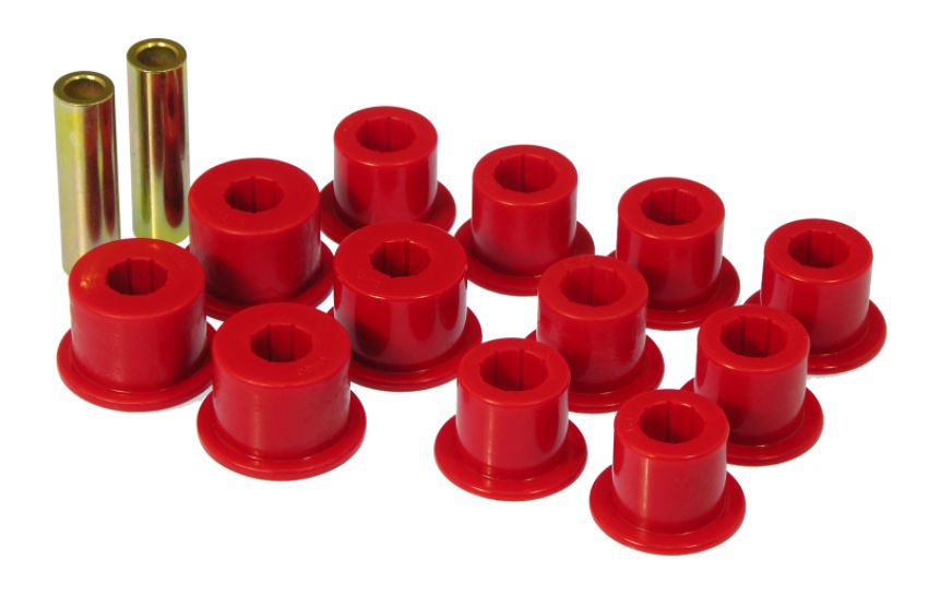Prothane 14-1003 86.5-97 Nissan Hardbody 2wd Spring & Shackle Bushings - Red