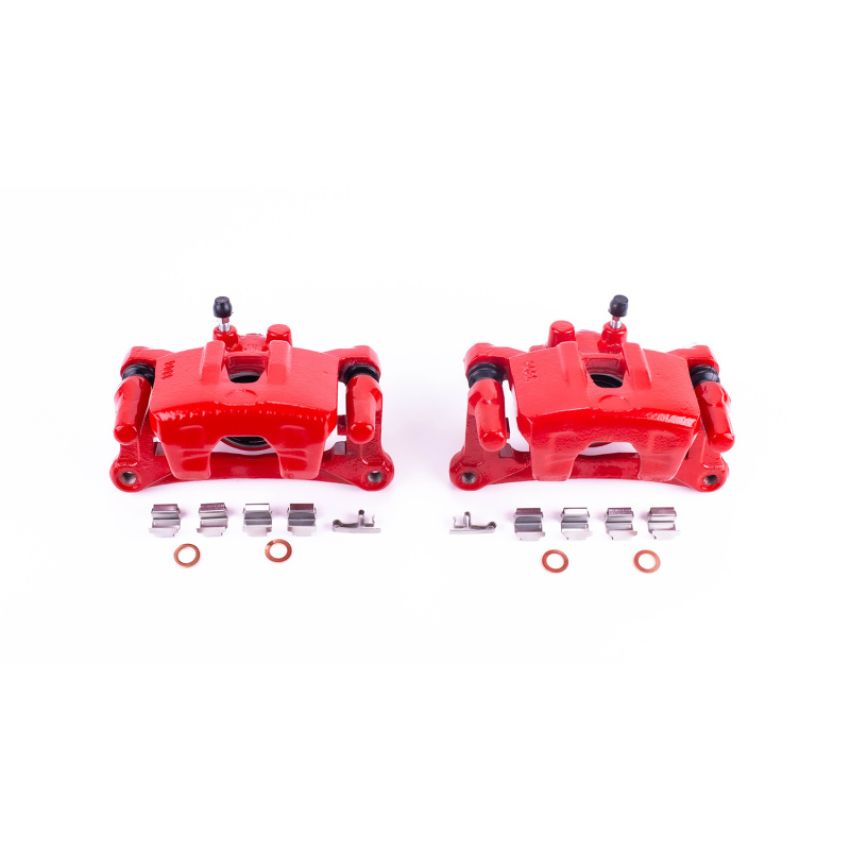 PowerStop S2932 Red Powder Coated Calipers