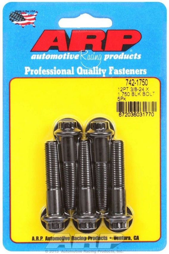 ARP ARP742-1750 Bolt Kit - 12pt. (5) 3/8-24 x 1.750