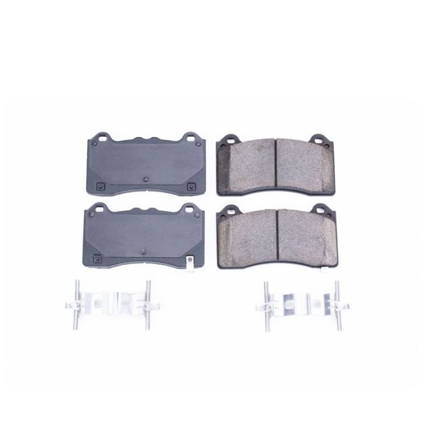 PowerStop 17-1977 PowerStop - Z17 Low-Dust Ceramic Brake Pads with Hardware