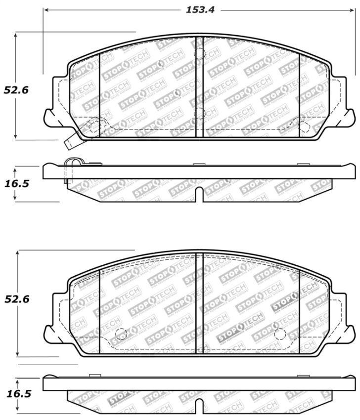 Stoptech 309.13510 Performance Brake Pads