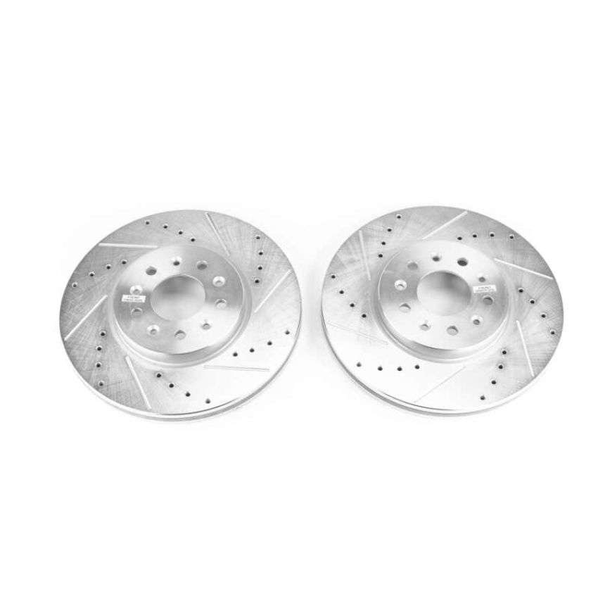 PowerStop AR82194XPR PowerStop Evolution Performance Drilled, Slotted & Plated Brake Rotor Pair