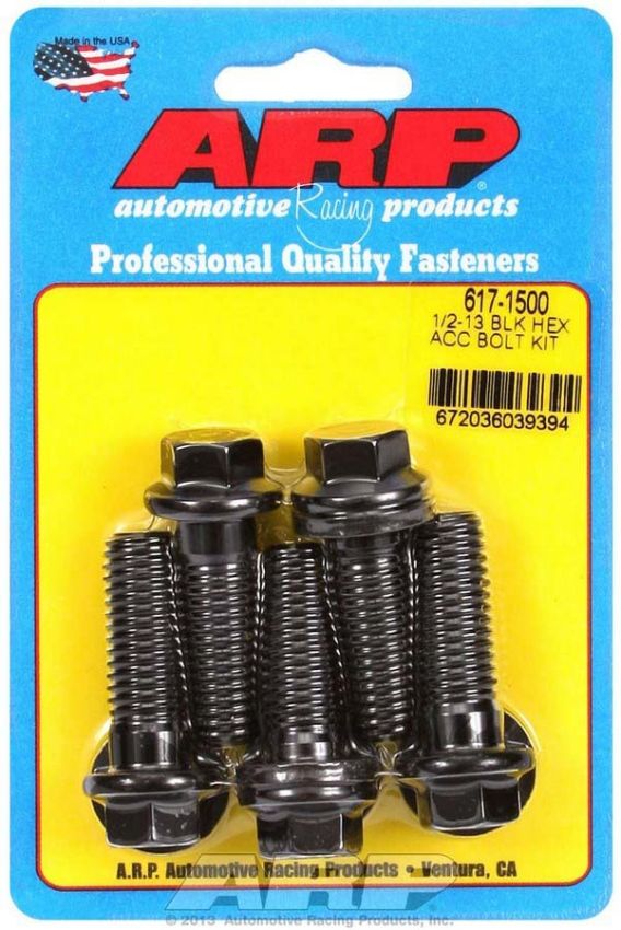 ARP ARP617-1500 Bolt Kit - 6pt. (5) 1/2-13 x 1.500