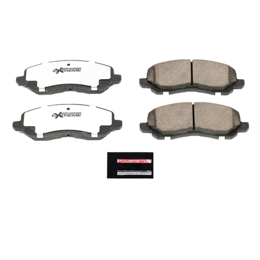 PowerStop Z26-866 PowerStop - Z26 Performance Carbon-Fiber Ceramic Brake Pads with Hardware Kit