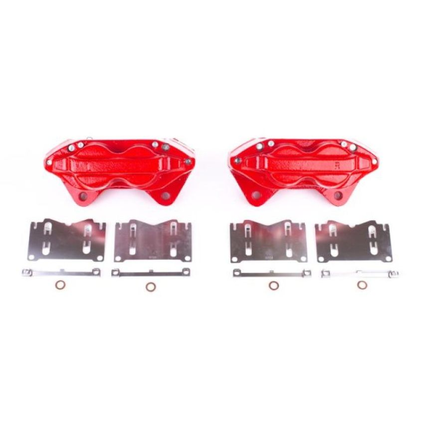 PowerStop S2634 Red Powder Coated Calipers