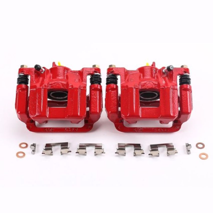 PowerStop S6446 Red Powder Coated Calipers