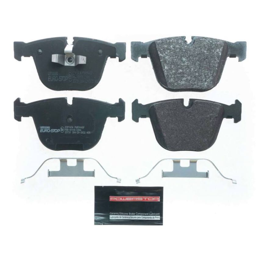 PowerStop ESP1414 EuroStop ECE-R90 Certified Brake Pad Set