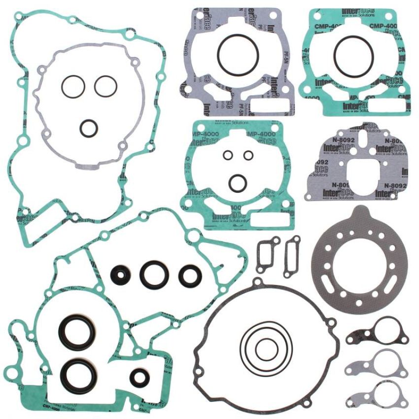 Vertex Pistons 811304 Vertex Gaskets 98-01 KTM EXC 125 Complete Gasket Kit w/ Oil Seals