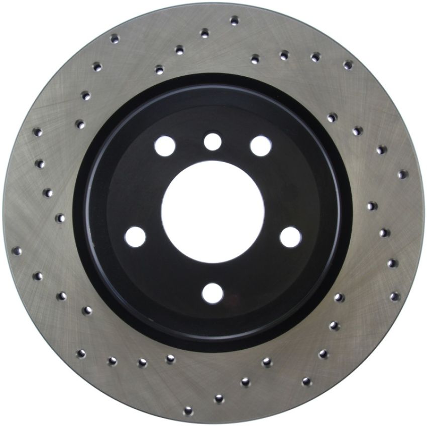 Stoptech 128.34080R 07-10 BMW 335i Cross Drilled Right Rear Rotor