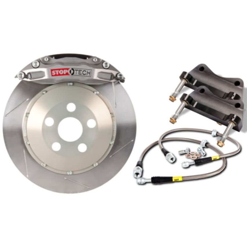 Stoptech 83.135.6700.R1 00-04 BMW M5 Front ST-60 Caliper 355x32mm Trophy Anodized Slotted Rotors