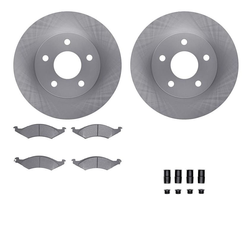 Dynamic Friction 6512-55093 Rotor Kit