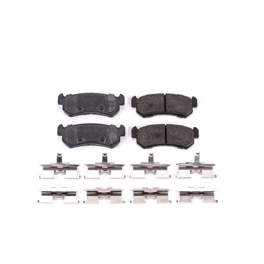 PowerStop 17-1036 PowerStop - Z17 Low-Dust Ceramic Brake Pads with Hardware