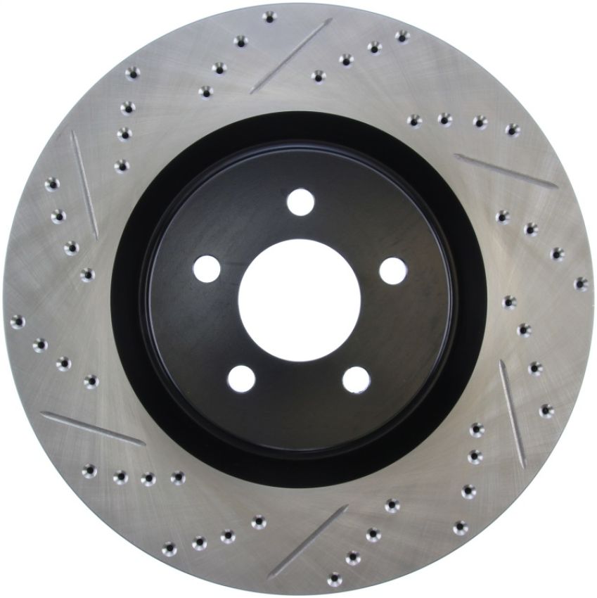Stoptech 127.61089R Slotted & Drilled Sport Brake Rotor