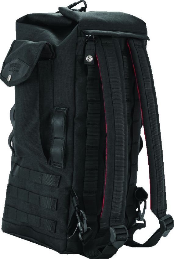 Burly Brand B15-1013B Voyager Sissy Bar Backpack - Black