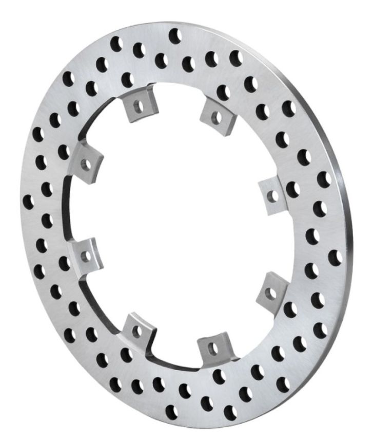 Wilwood 160-14155 Super Alloy Drilled Rotor - 8x7.00in