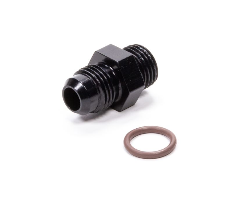 FRAGOLA FRG495100-BL #6 x 9/16-18 (#6) Radius O-Ring Fitting Black