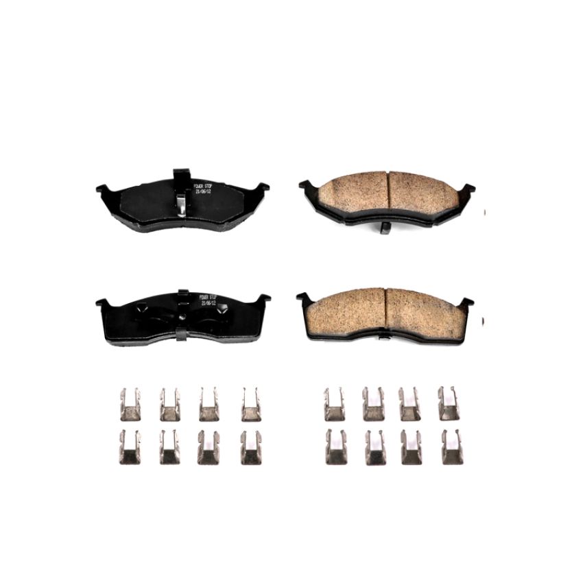 PowerStop 17-730 PowerStop - Z17 Low-Dust Ceramic Brake Pads with Hardware