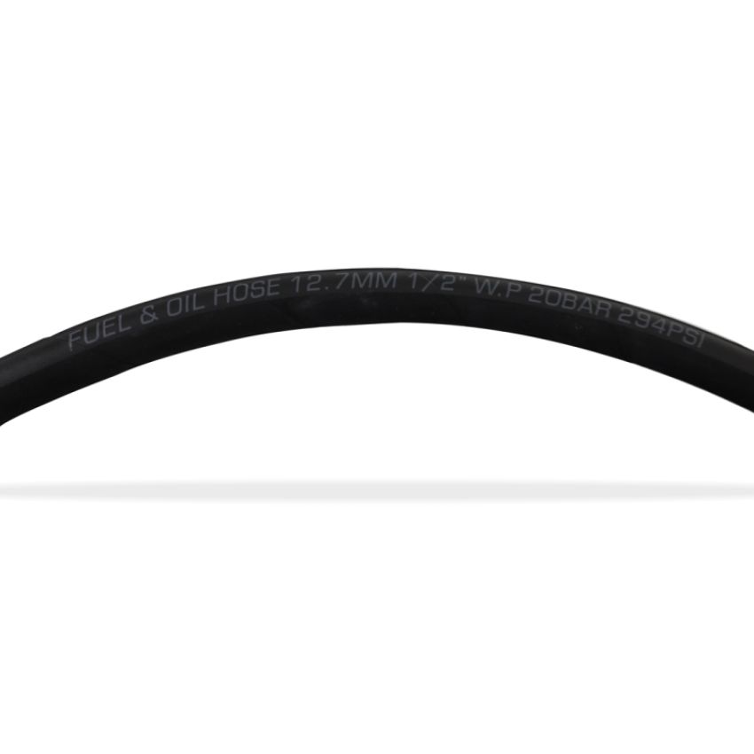 Mishimoto MMHOSE-PL-08-120 Push Lock Hose, Black, -8AN, 120in Length