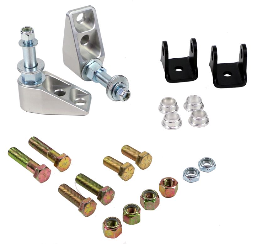Ridetech 90001928 Billet Lower Shockwave/Coil-Over mounts with Stud and hardware. Sold as Pair.