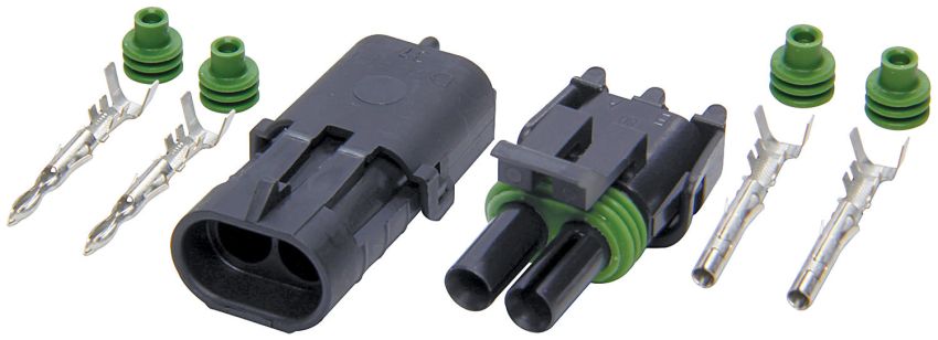 ALLSTAR PERFORMANCE ALL76266 2-Wire Weather Pack Connector Kit