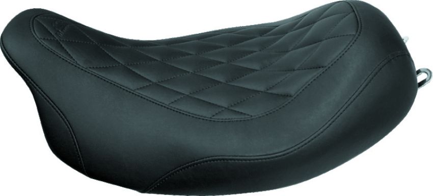 Mustang Motorcycle 76694 Mustang 08-21 Harley Electra Glide Std,Rd Glide,Rd King,Str Glide Solo Seat Diamond Stitch - Brown