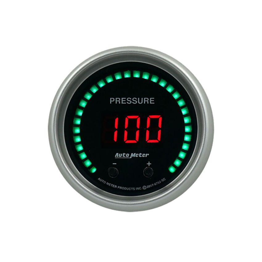 AutoMeter 6752-SC GAUGE, PRESSURE, 2 1/16