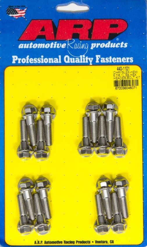 ARP ARP440-1101 Header Bolt Kit 6pt Mopar 5.7/6.1L Hemi