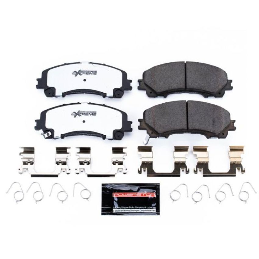 PowerStop Z26-1736 PowerStop - Z26 Performance Carbon-Fiber Ceramic Brake Pads with Hardware Kit