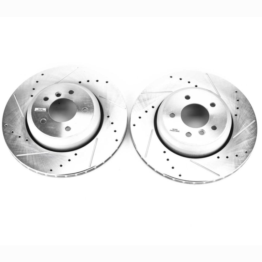 PowerStop EBR1023XPR PowerStop Evolution Performance Drilled, Slotted & Plated Brake Rotor Pair