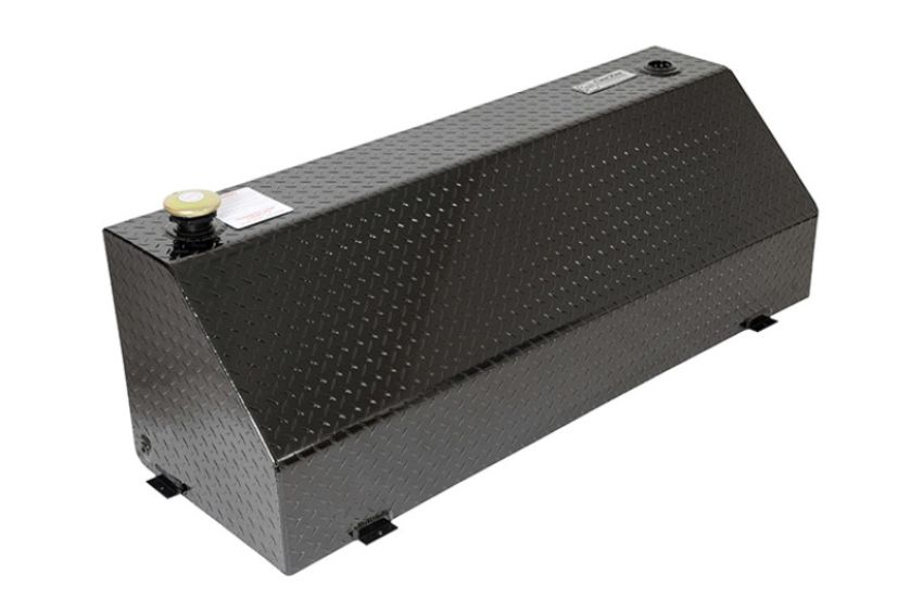 Dee Zee DZ92556B Deezee Universal Tanks - Wedge Rectangle Black Tread Aluminum