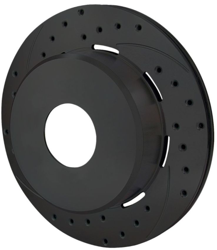 Wilwood 160-11552-BK Rotor-1.91in Offset-SRP-BLK-Drill-RH 11.00 x .810 -Blank