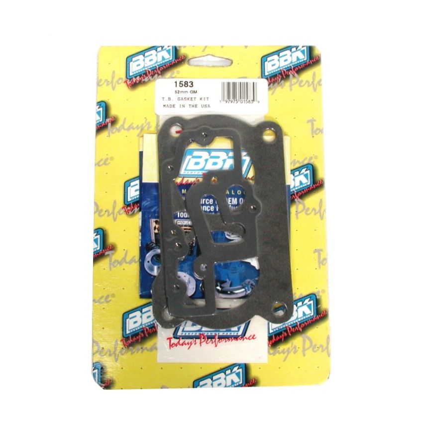 BBK Performance Parts 1583 THROTTLE BODY GASKET KIT FOR GM TWIN 52MM FOR 1534-1537-1540-1543