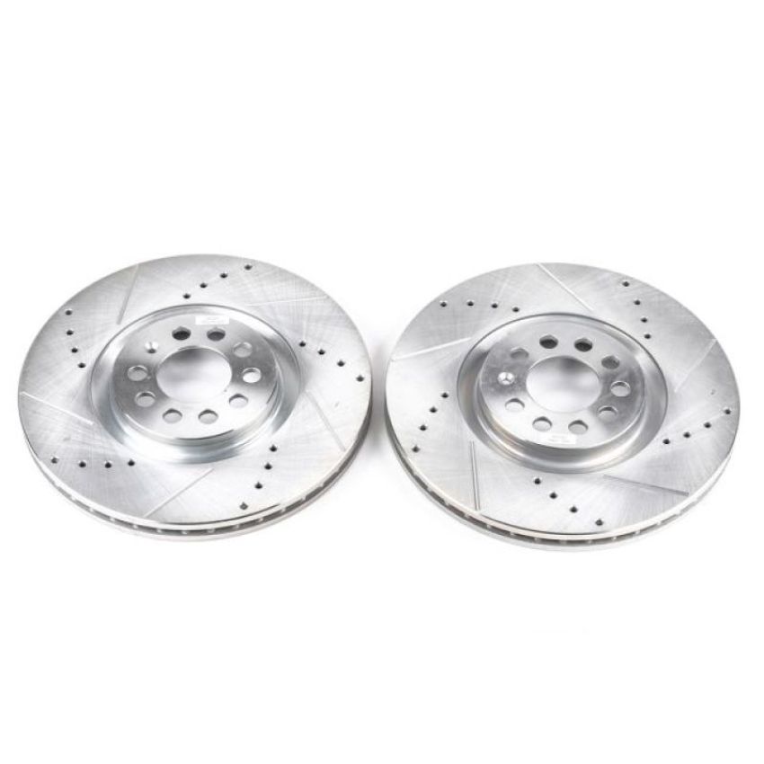 PowerStop EBR646XPR PowerStop Evolution Performance Drilled, Slotted & Plated Brake Rotor Pair