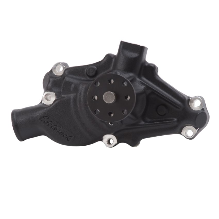 EDELBROCK EDE88103 SBC Water Pump - Short Black