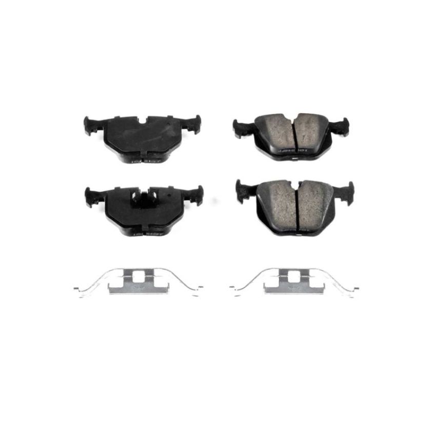 PowerStop 17-548 PowerStop - Z17 Low-Dust Ceramic Brake Pads with Hardware