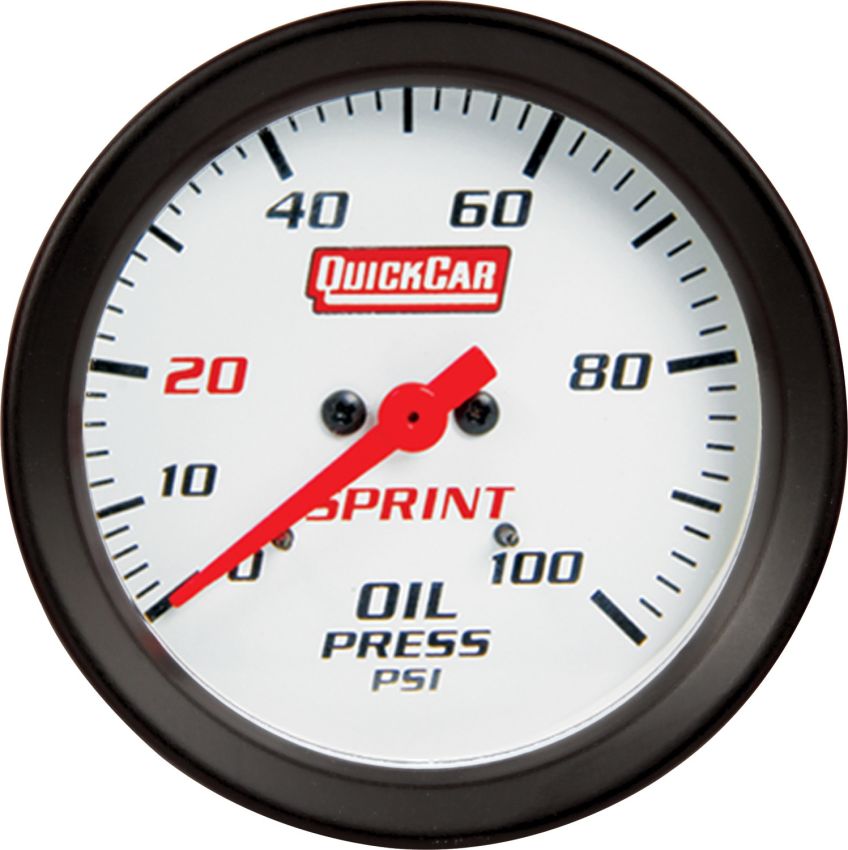 QUICKCAR RACING PRODUCTS QRP611-6004 Oil Pressure Sprint Gauge Only