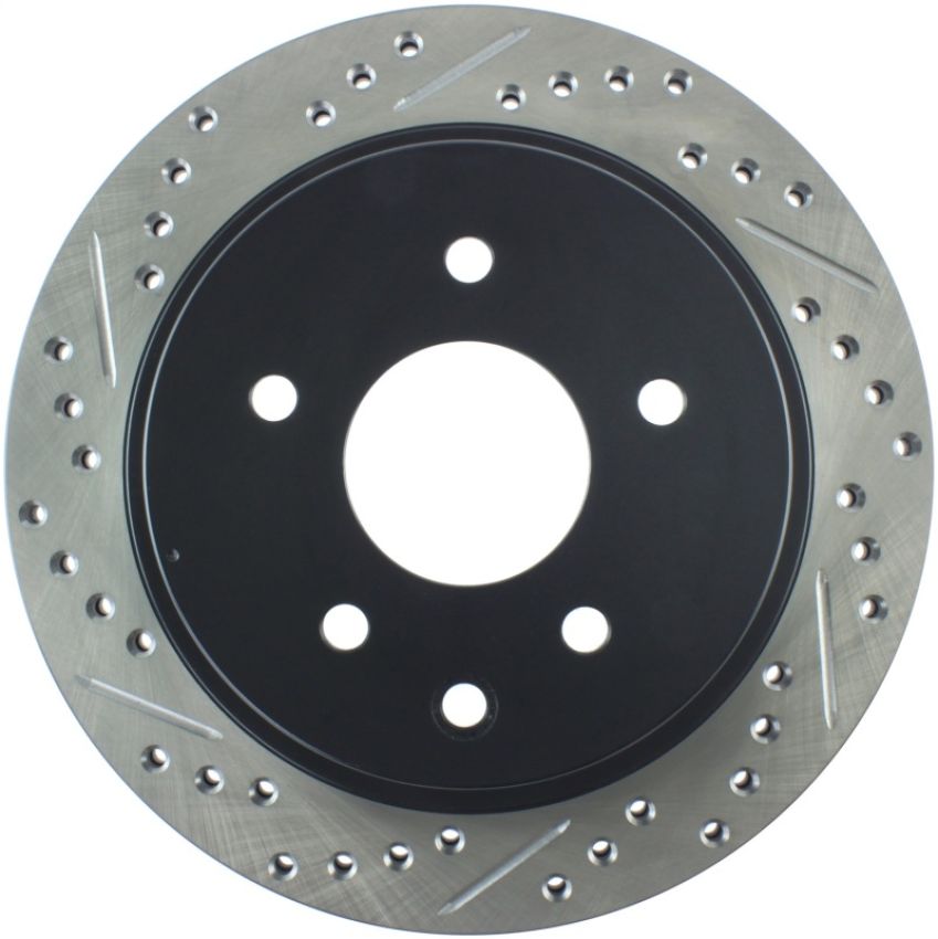 Stoptech 127.42077R 03-05 350Z / 03-04 G35 / 03-05 G35X SportStop Slotted & Drilled Rear Right Rotor