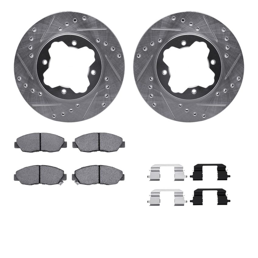 Dynamic Friction 7512-59018 Rotor Kit