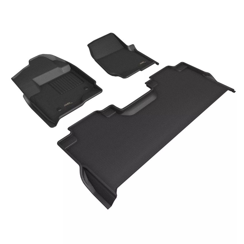3D MAXpider L1FR16101509 22-24 Ford F-150 Super Crew Bench Seat Kagu Black R1 R2