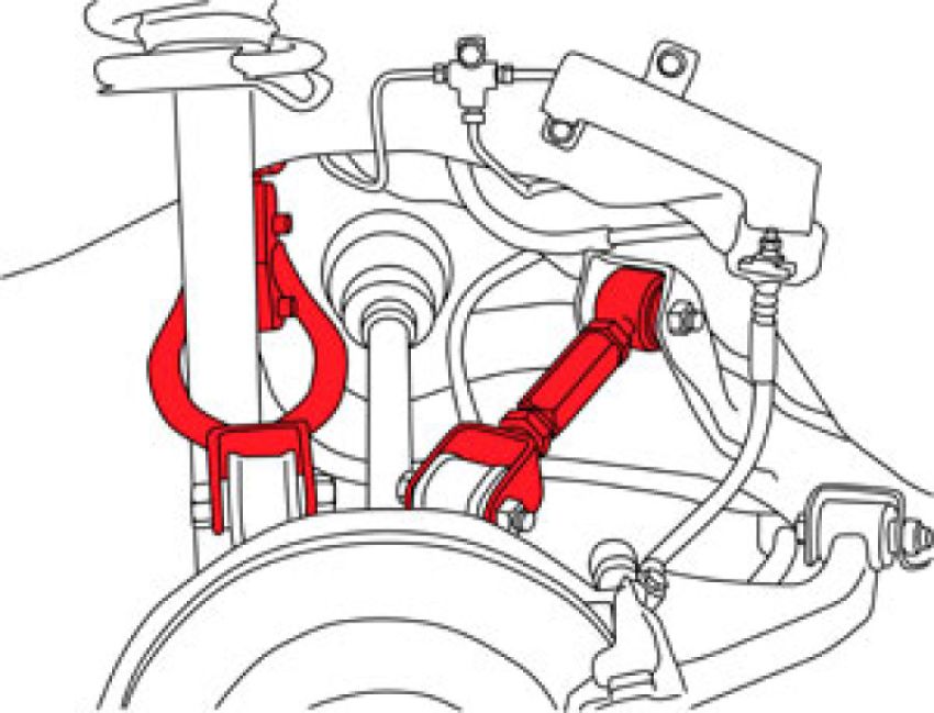 SPECIALTY PRODUCTS COMPANY 67765 NISSAN REAR CAMB ARM & LINK